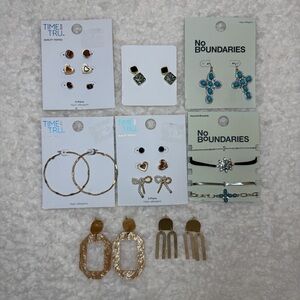 Earrings and Bracelets Bundle Time & Tru / No Boundaries